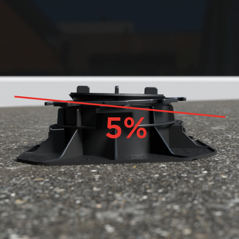 Stelzlager PRO 40-60mm für Terrassendielen