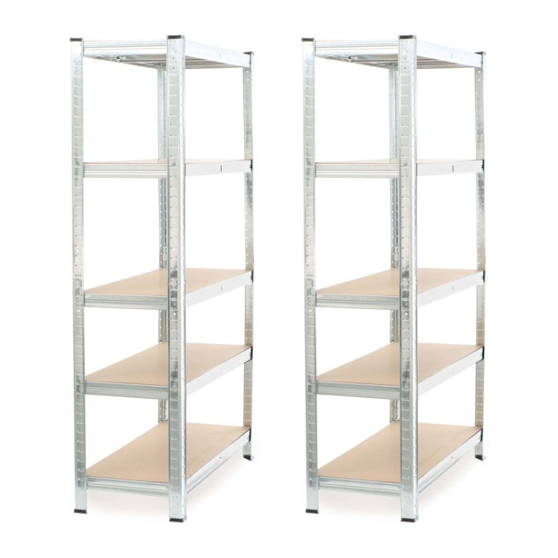 2x Schwerlastregal / Steckregal 180x90x40cm | 625kg Traglast