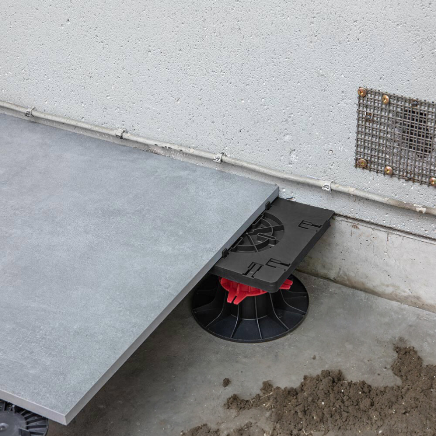 Randabschluss-Platte für Stelzlager & Terrassenplatten YEED