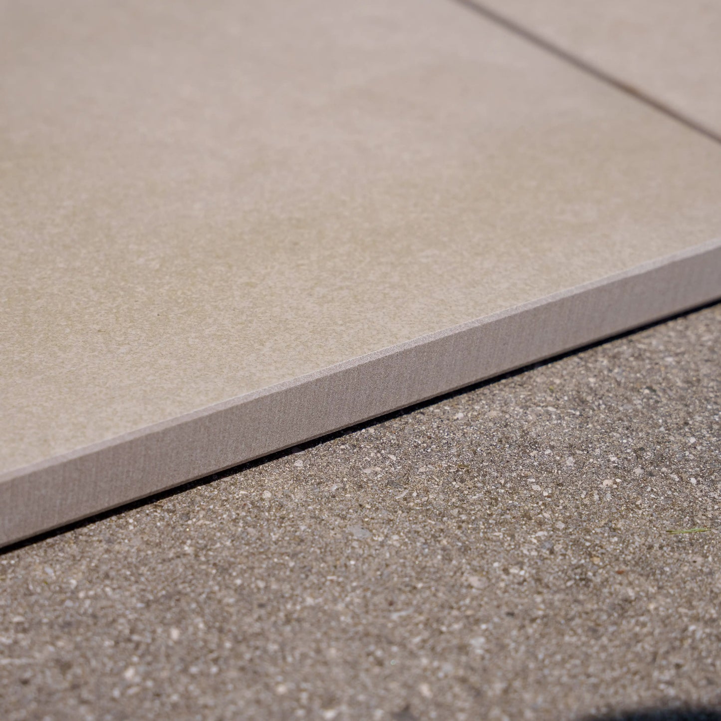 Komplettpaket Terrassenplatte Sand 60x60x2cm