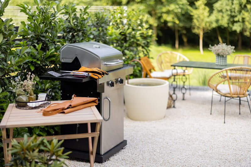 Grillecke im Garten selber bauen