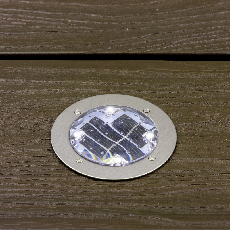LED-Solar-Bodeneinbauleuchten 2er-Set
