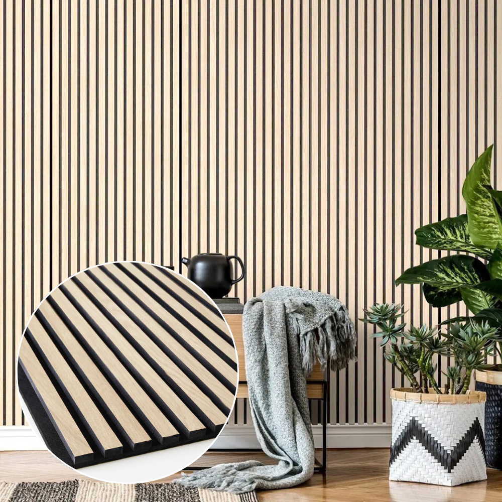 Wandverkleidung Akustikpaneel Comfort Kiefer 244x60cm