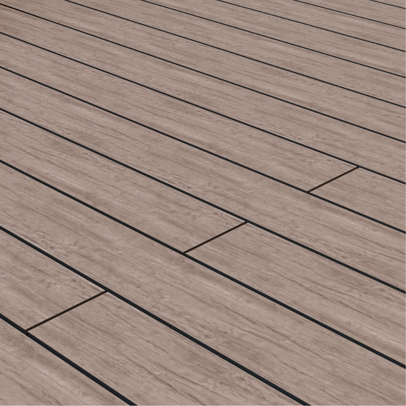 WPC Terrassendiele Massiv Antik Coffee