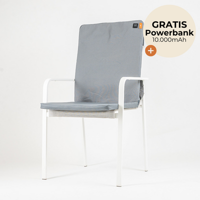 Beheizbare Sitzauflage Comfort BIG Grau