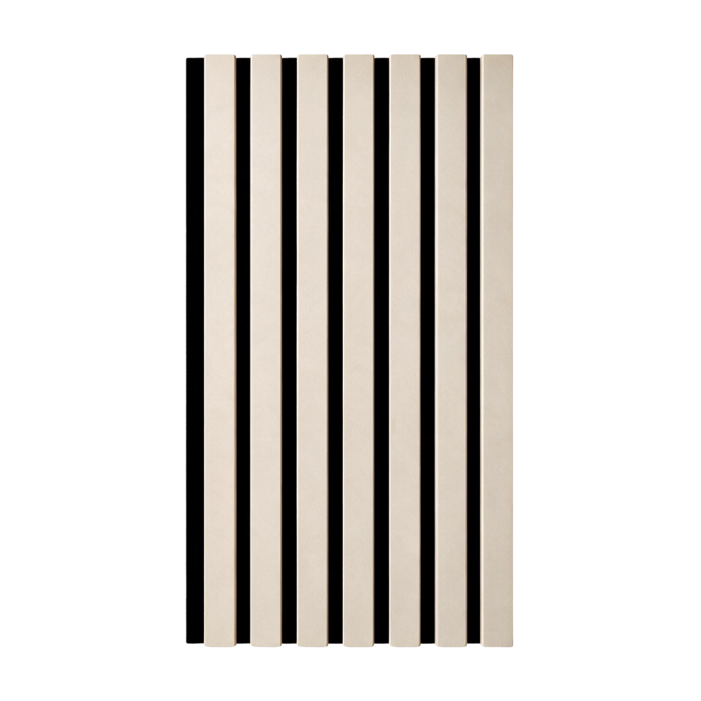 Akustikpaneel Premium Kiesel – Filz Schwarz 244 × 60 cm