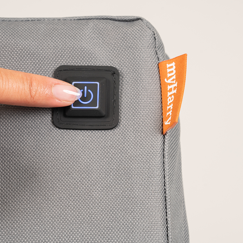 Beheizbare Sitzauflage Comfort Grau