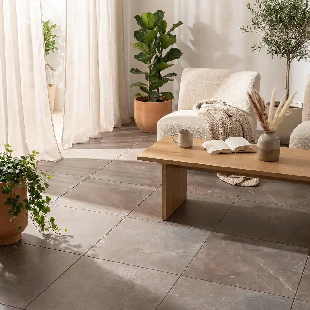 Komplettpaket Terrassenplatte Achat 60x60x2cm