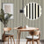 Akustikpaneel Premium Sand – Filz Schwarz 244 × 60 cm