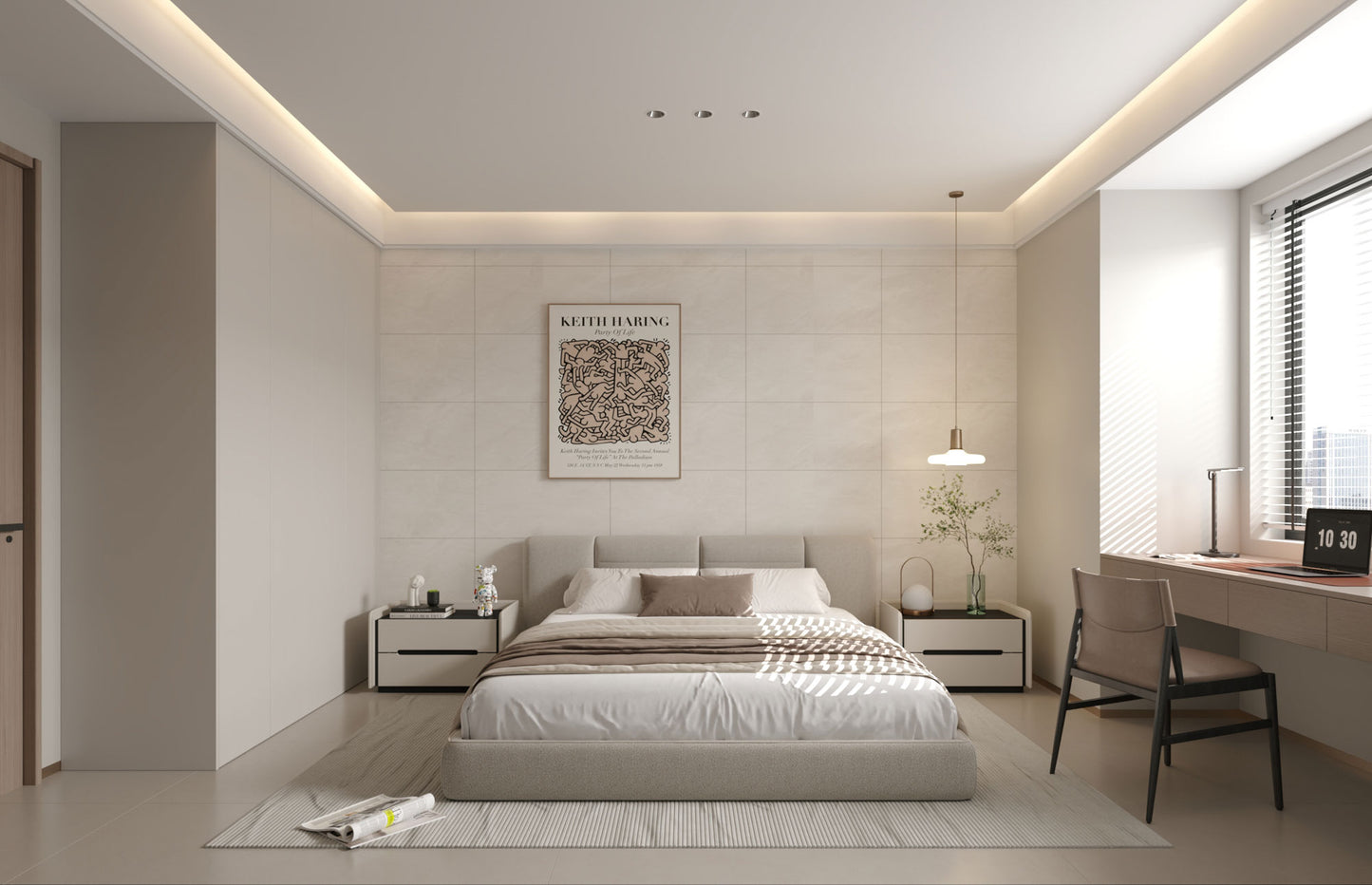 SPC-Wandverkleidung Hellgrau 800x400mm