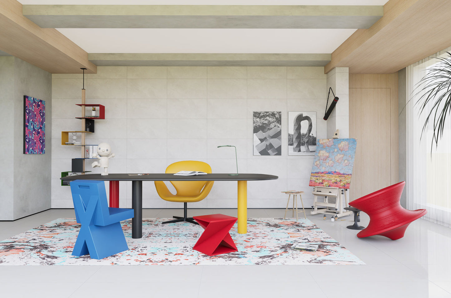 SPC-Wandverkleidung Hellgrau 800x400mm