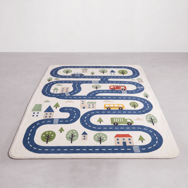 Kinderteppich City Drive waschbar