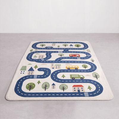 Kinderteppich City Drive waschbar