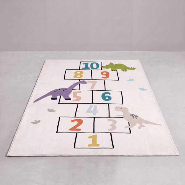 Kinderteppich Dino Adventure waschbar
