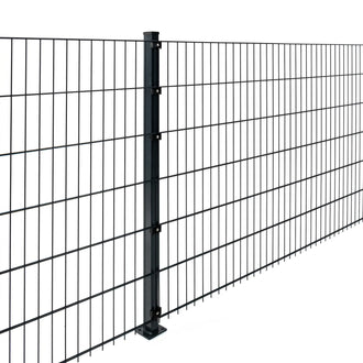 Doppelstabmatte Anthrazit Leicht 6/5/6