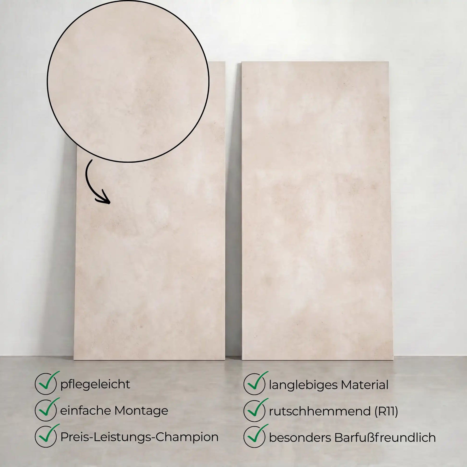 Komplettpaket Terrassenplatte Grande Light 120x60x2cm