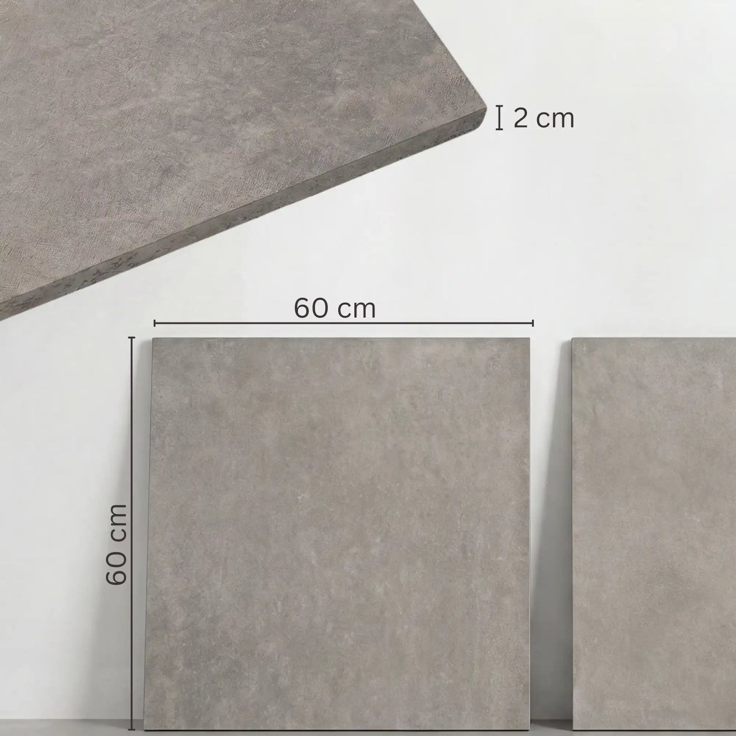 Terrassenplatte Grey 60x60x2cm