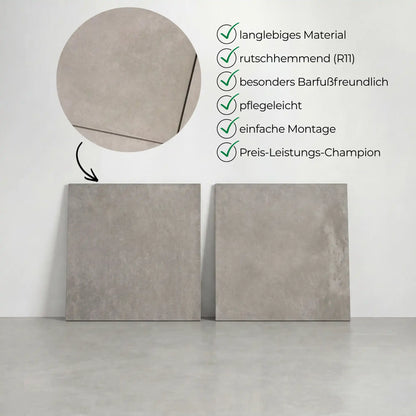 Terrassenplatte Grey 60x60x2cm