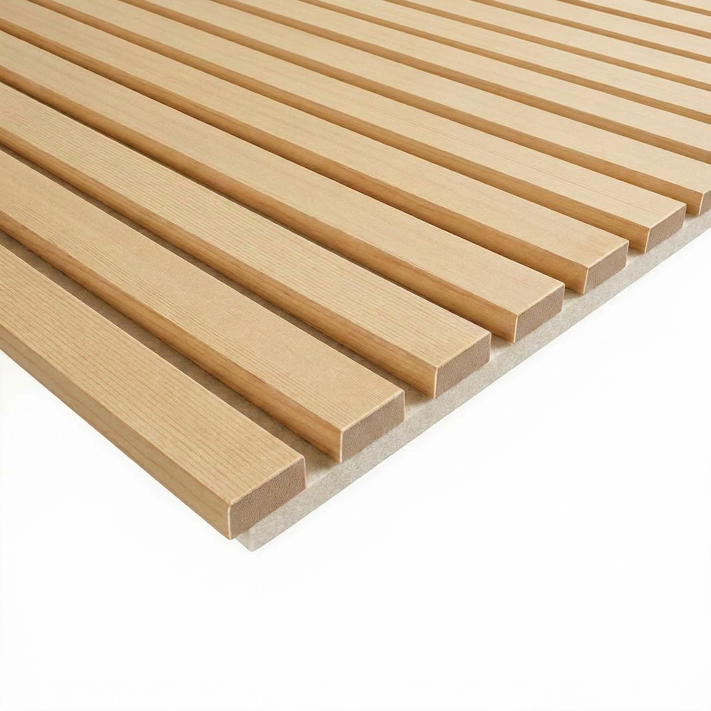 Akustikpaneel Premium Kiefer – Filz Beige 244 × 60 cm