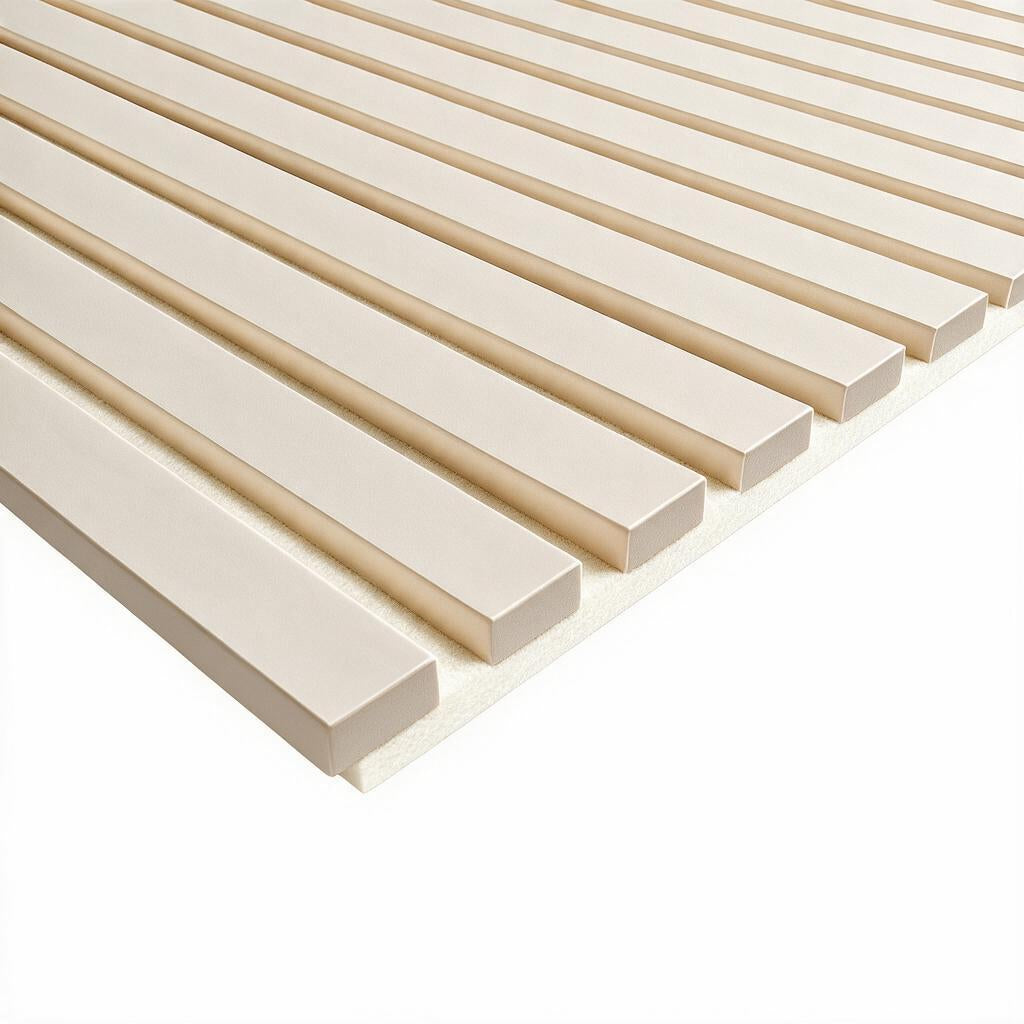 Akustikpaneel Premium Kiesel – Filz Beige 244 × 60 cm