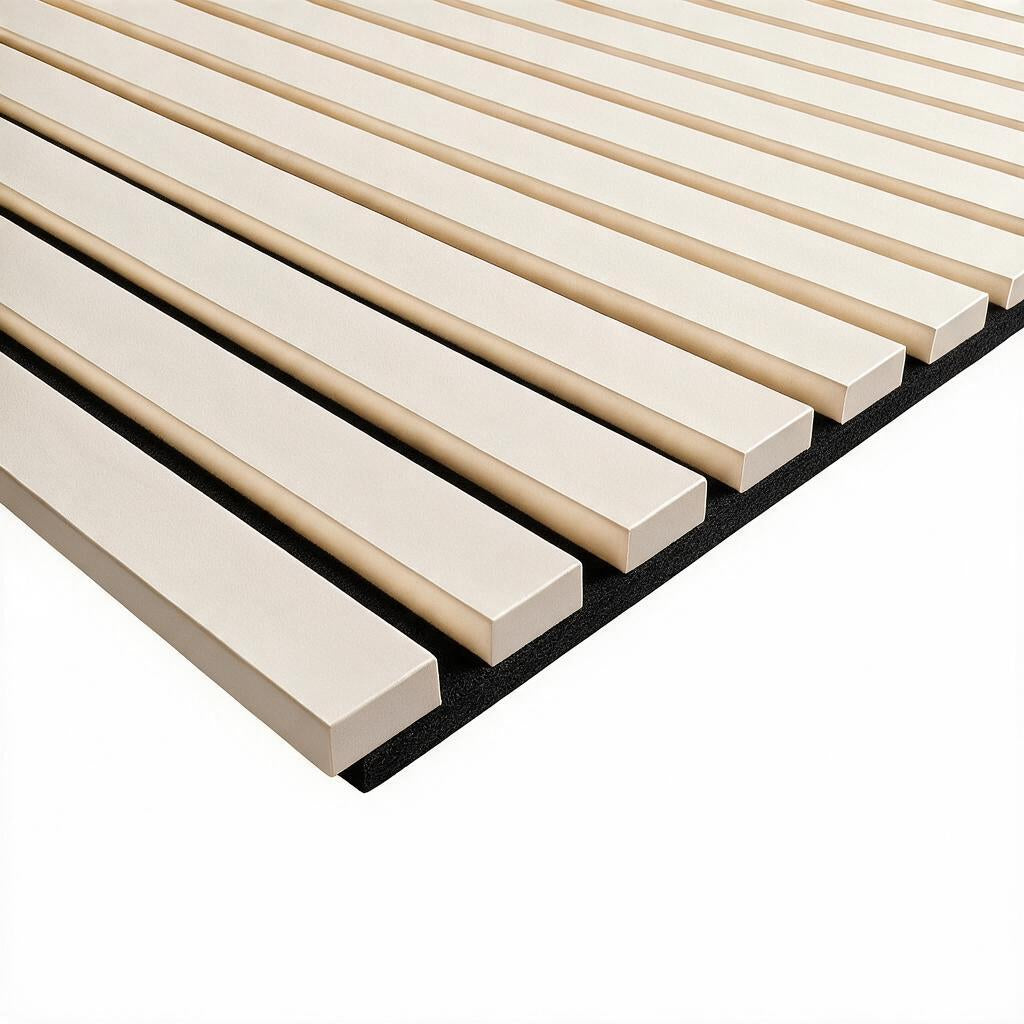Akustikpaneel Premium Kiesel – Filz Schwarz 244 × 60 cm