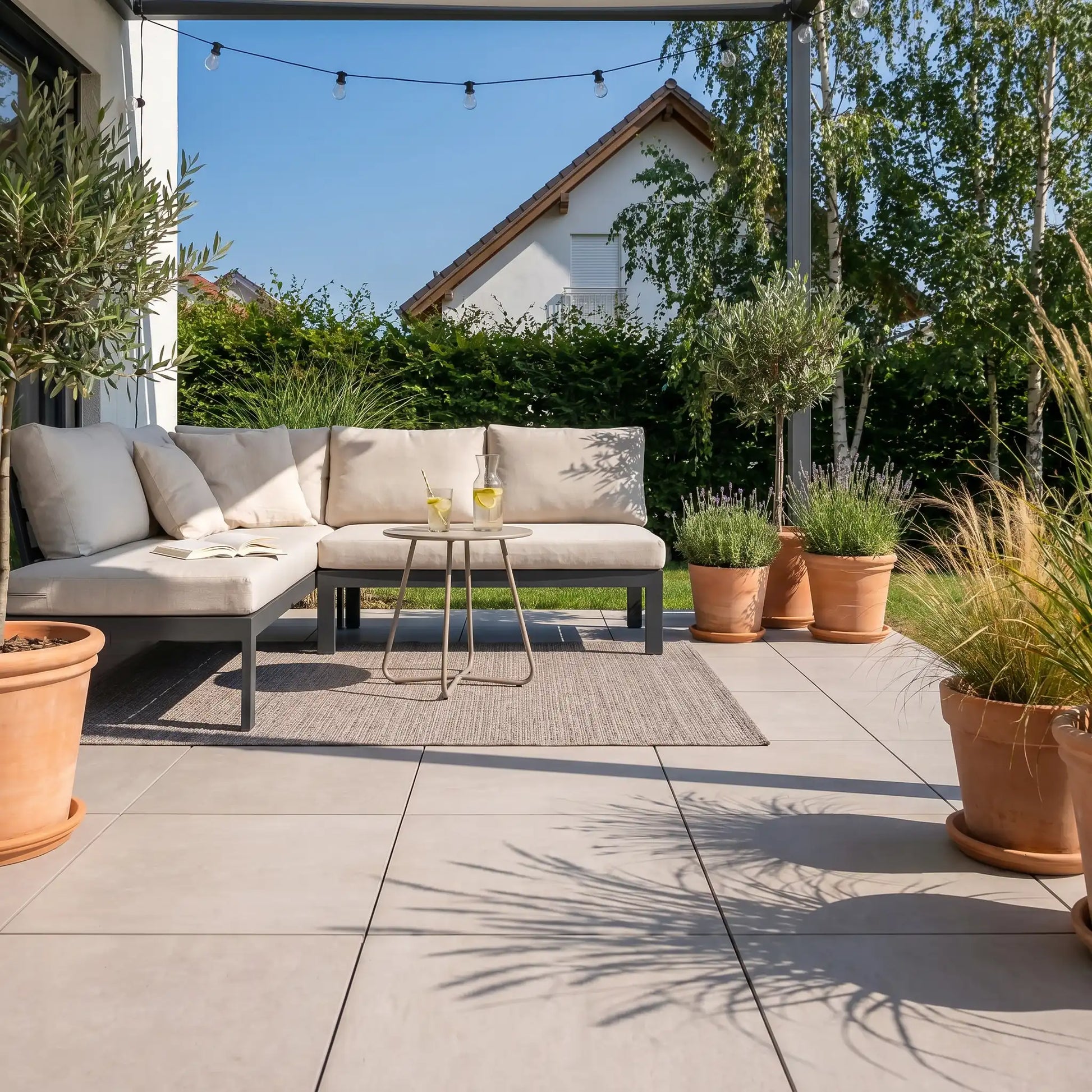 Extra Starke Terrassenplatte Light – 60×60×3 cm | Befahrbar & Hochbelastbar