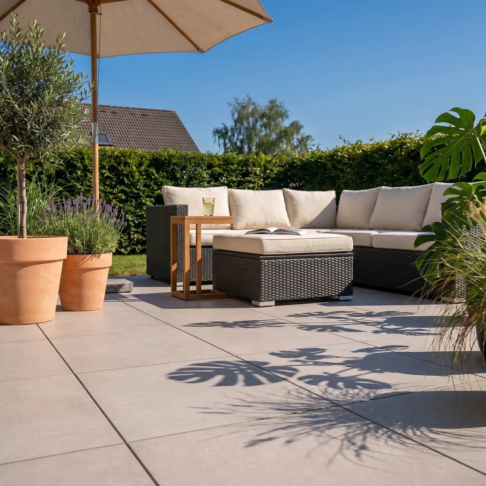 Extra Starke Terrassenplatte Light – 60×60×3 cm | Befahrbar & Hochbelastbar