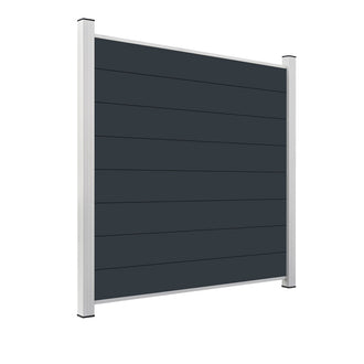 ModuLine ALU-Zaunprofil Komplettset MARIO / Anthrazit