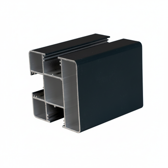 Muster ALU-Sichtschutzzaun Pfosten Anthrazit