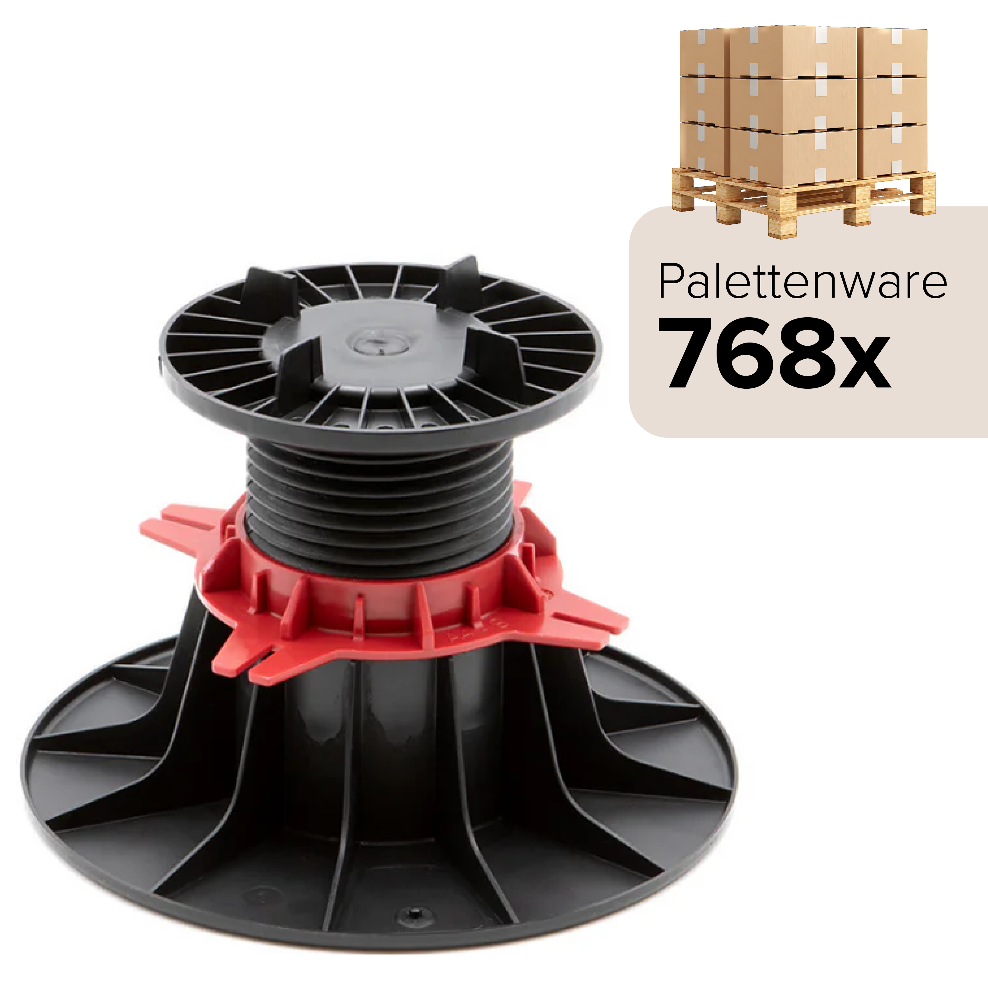 Palettenware Stelzlager 90-150mm für Terrassenplatten