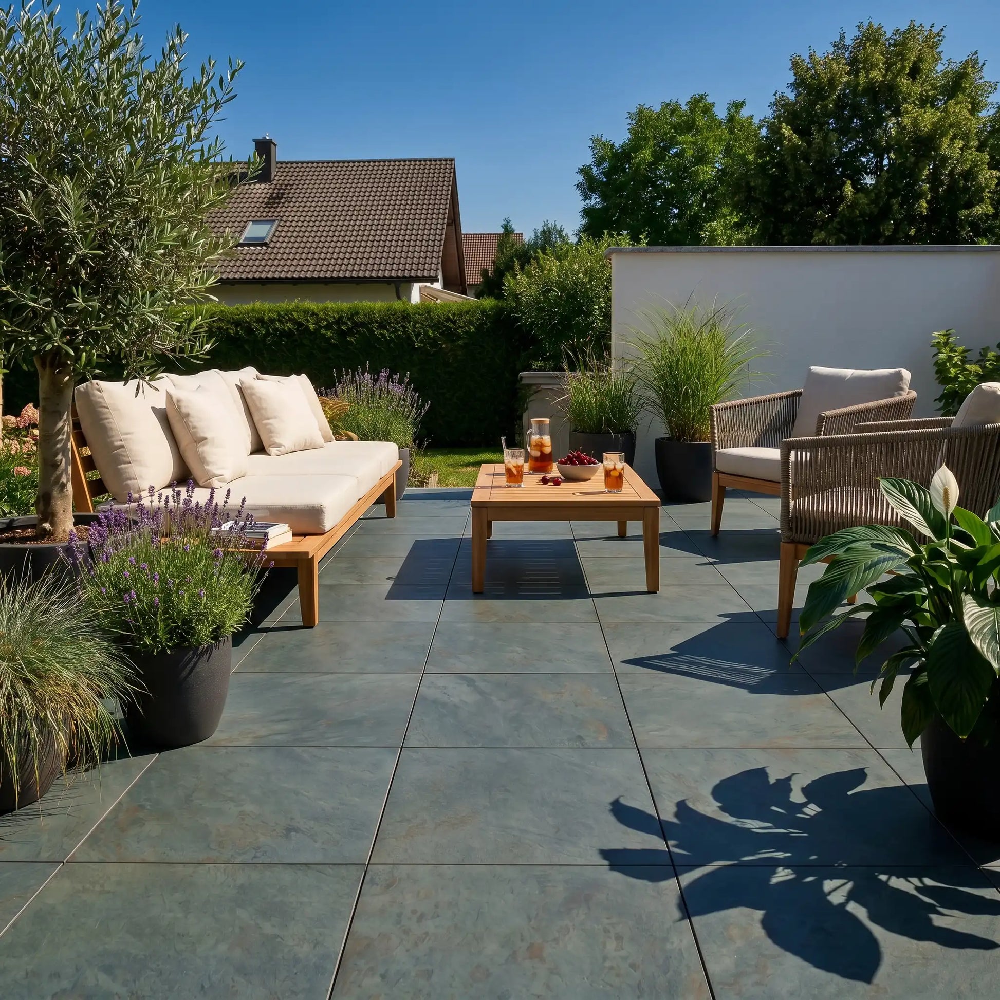 Terrassenplatte Rustikal 60x60x2cm