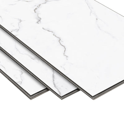 SPC-Wandverkleidung Marmor Weiß 800x400mm - Inhalt 1,92m²