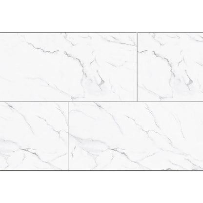 SPC-Wandverkleidung Marmor Weiß 800x400mm