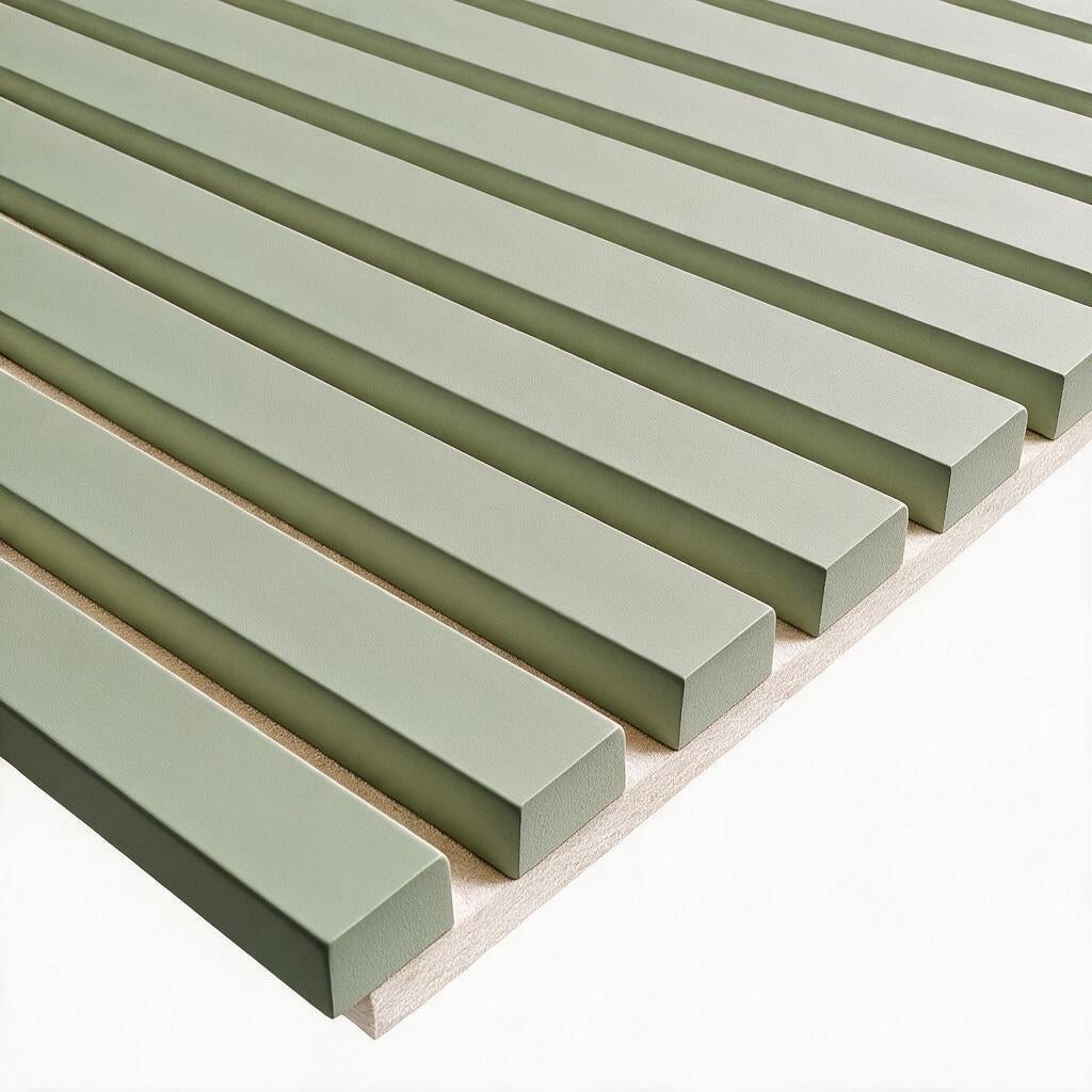 Akustikpaneel Premium Salbei – Filz Beige 244 × 60 cm