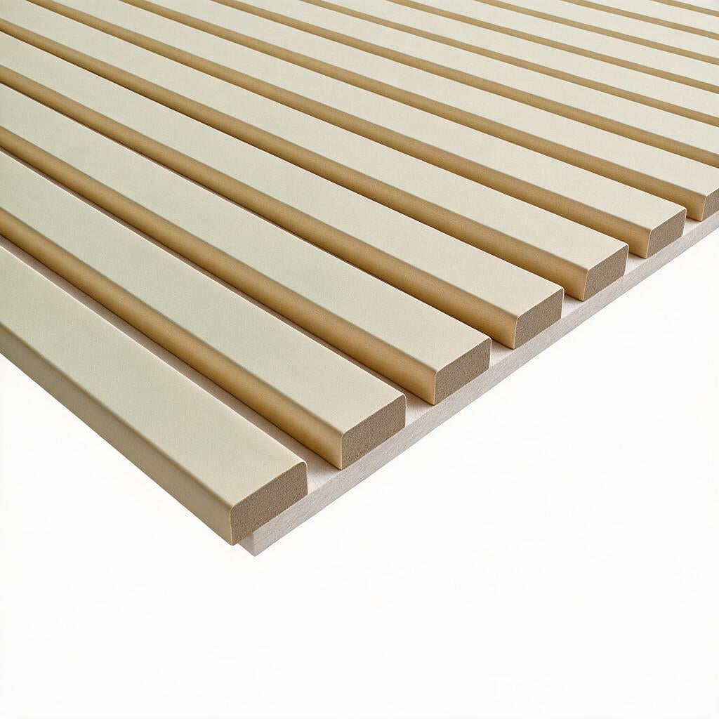 Akustikpaneel Premium Sand – Filz Beige 244 × 60 cm