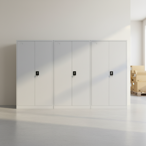 3er Set Stahlschrank XL 1950 x 900 x 450 cm