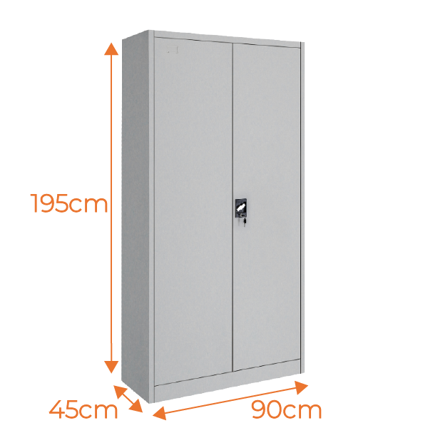 3er Set Stahlschrank XL 1950 x 900 x 450 cm