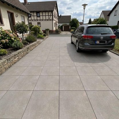 Extra starke Terrassenplatte Grey – 60×60×3 cm | Befahrbar & Hochbelastbar