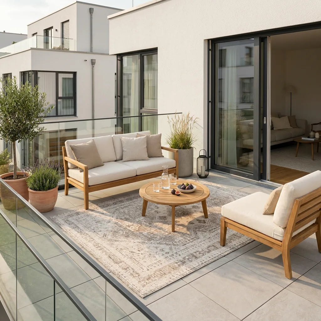 In- & Outdoor Teppich Vintage Sandstone