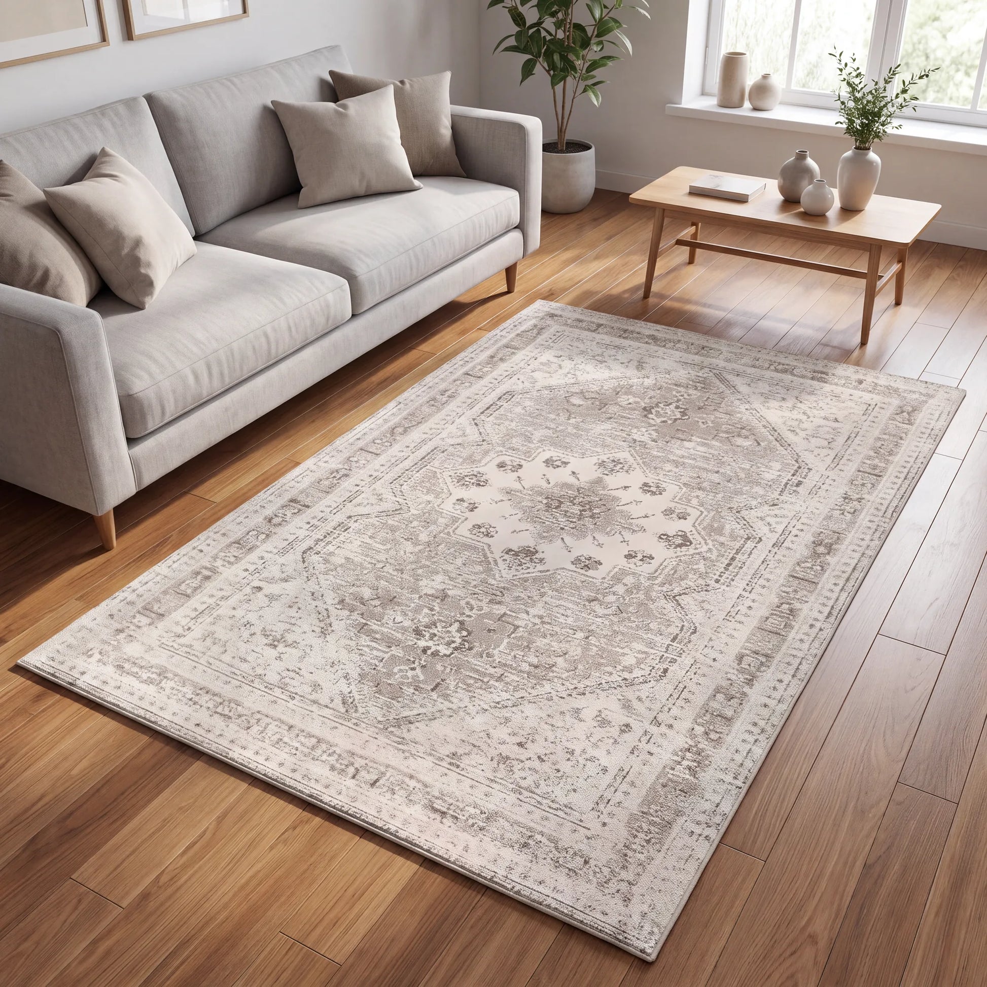 In- & Outdoor-Teppich Vintage Sandstone waschbar