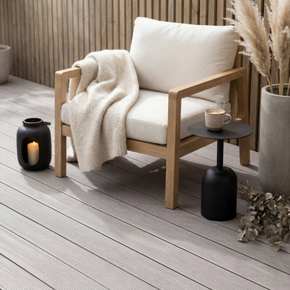 WPC-Komplettset Seide Geriffelt Basic Hohldiele