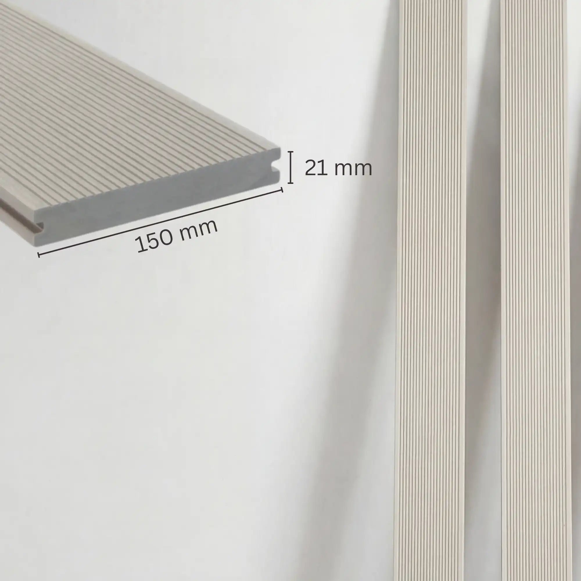 WPC-Komplettset Sand ECO Massivdiele