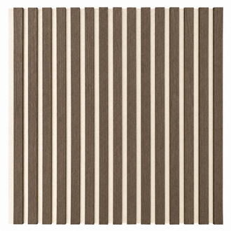 Muster Akustikpaneel Premium Walnuss – Filz Beige