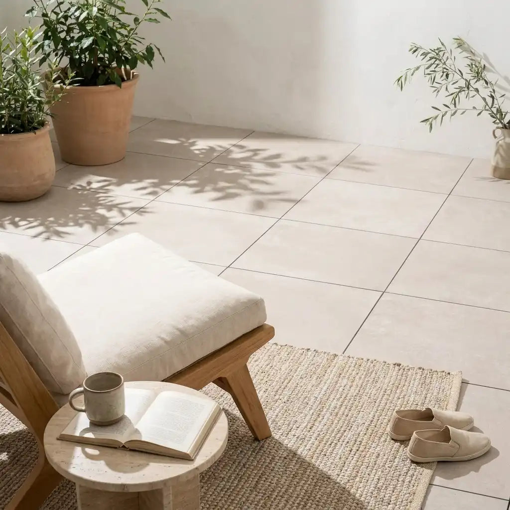 Terrassenplatte White 60x60x2cm