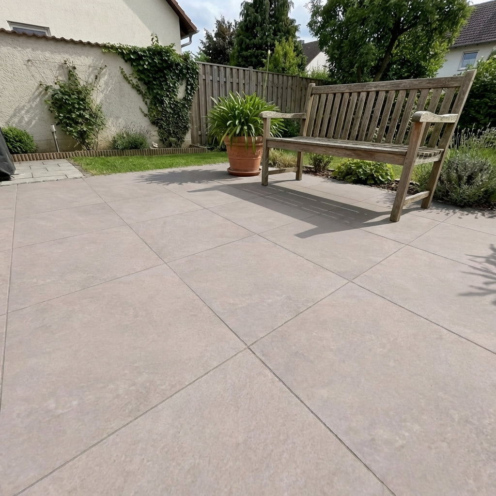 Extra Starke Terrassenplatte Light – 60×60×3 cm | Befahrbar & Hochbelastbar