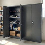 3er Set Stahlschrank XL Anthrazit 1950 x 900 x 450 cm