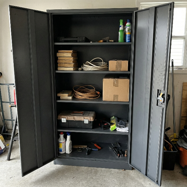 Stahlschrank XL Anhrazit 1950 x 900 x 450 cm