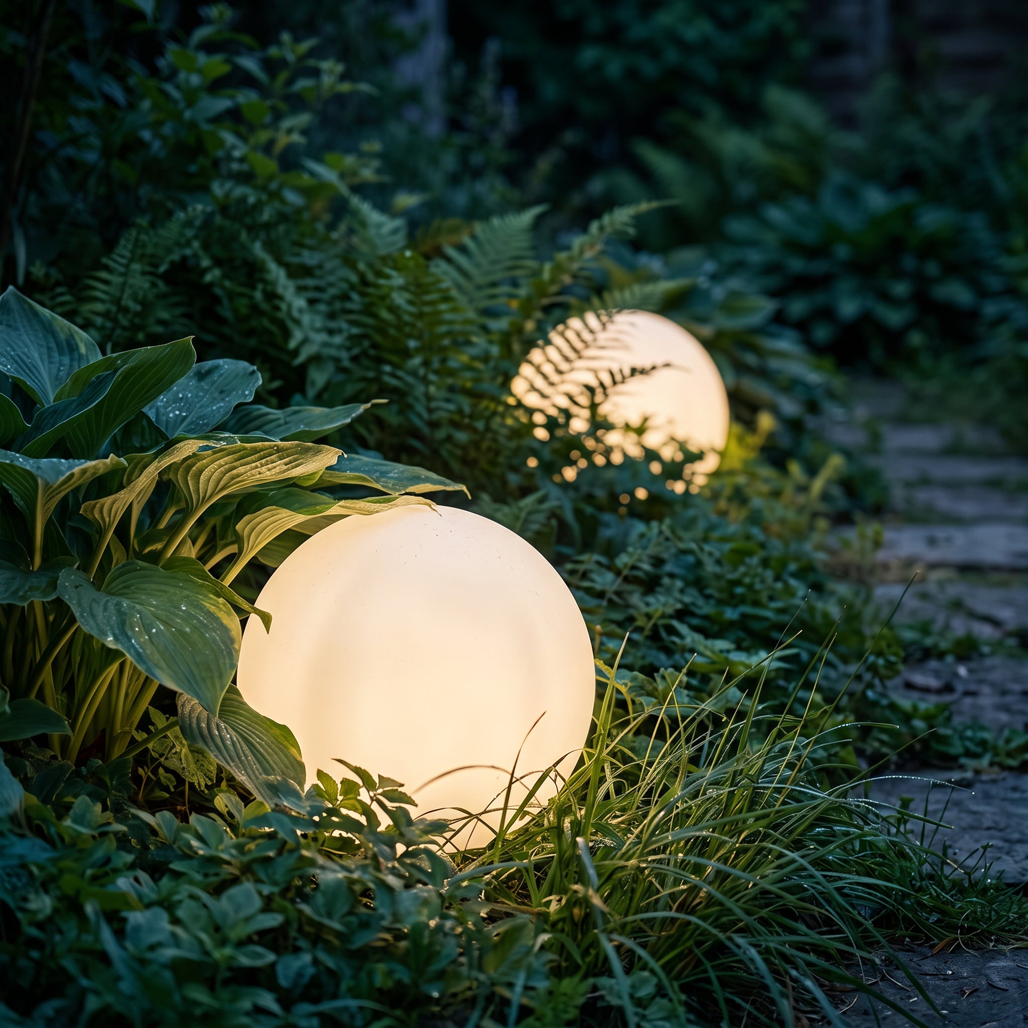 Solar-LED-Gartenleuchte Orb