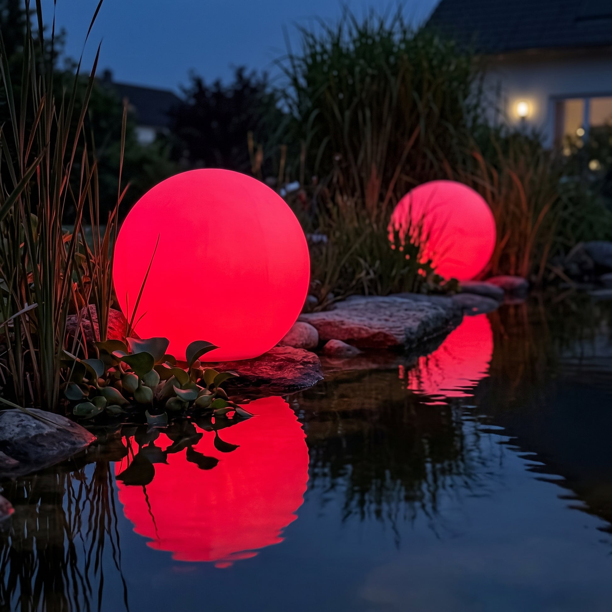 Solar-LED-Gartenleuchte Orb