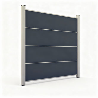 Aluminium Sichtschutzzaun Paneel Anthrazit 1800 × 446mm